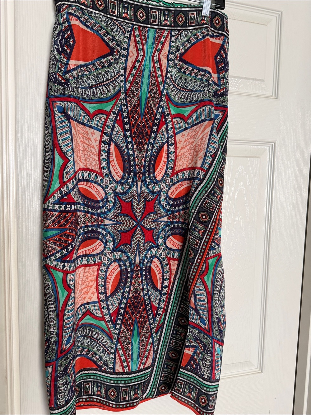 Maeve Geometric Maxi Skirt - Vibrant Print